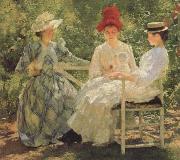 Edmund Charles Tarbell Three Sisters-A Study in june Sunlight china oil painting reproduction